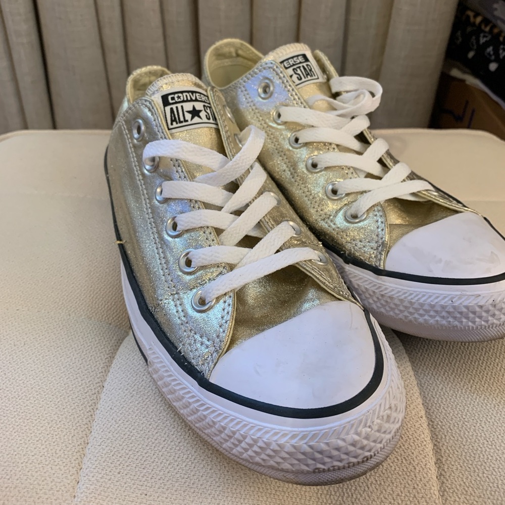 Converse Women’s Gold Sneakers